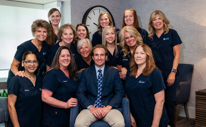 Dr. David Streitz with the Streitz Dental Arts team